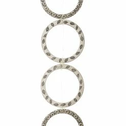 Outlet 👍 Brand new 🌟 Bead Gallery® Antique Sterling Silver Plated Loop Beads, 32mm 🤩 🔥