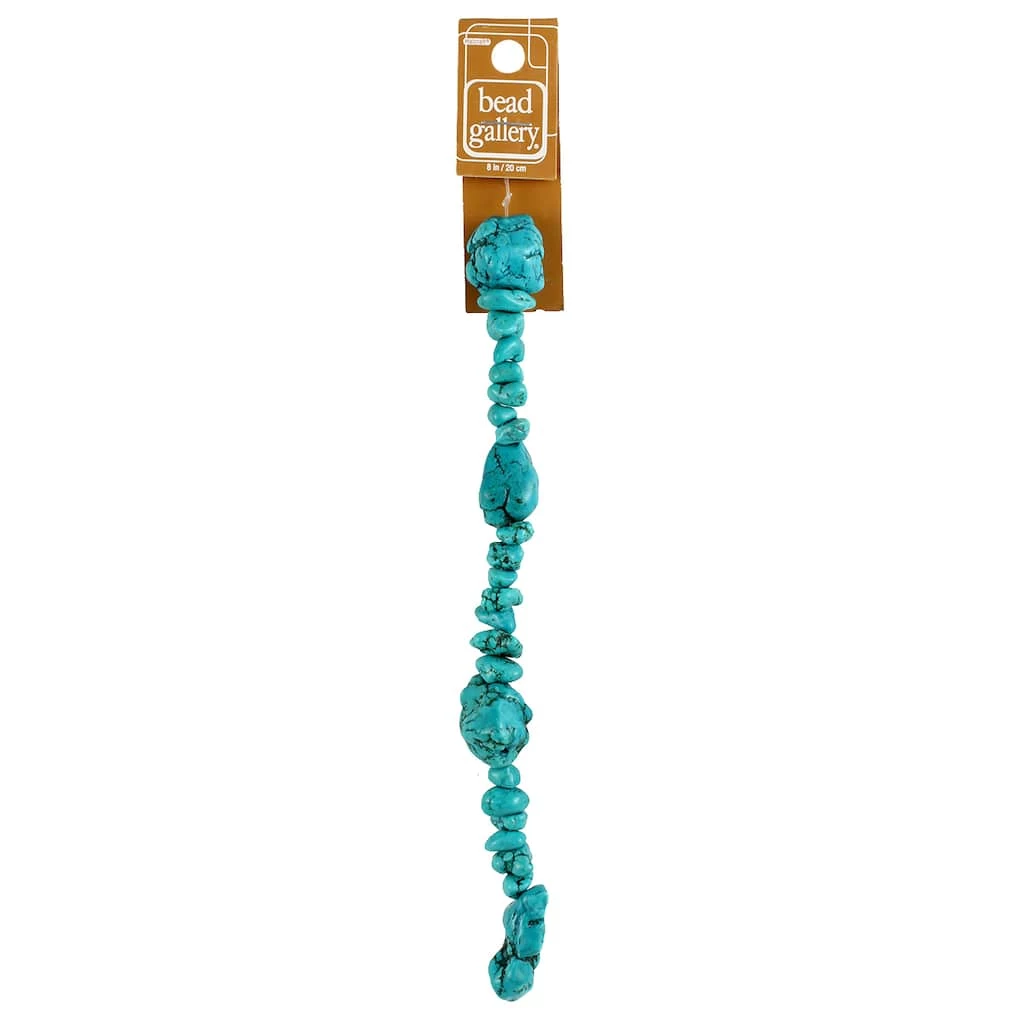 Budget ๐ฅ Coupon ๐ 12 Pack: Bead Gallery® Turquoise Dyed Howlite Nugget Beads, 30mm ๐ ๐คฉ 5 Budget ๐ฅ Coupon ๐ 12 Pack: Bead Gallery® Turquoise Dyed Howlite Nugget Beads, 30mm ๐ ๐คฉ - Image 3
