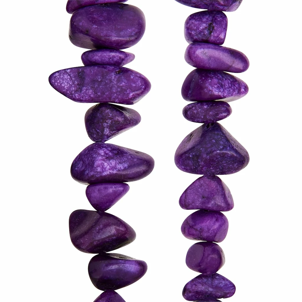 Brand new ๐ Deals ๐ Bead Gallery® Amethyst Quartz Dyed Chinese Marble Nugget Beads ๐ ๐ 3 Brand new ๐ Deals ๐ Bead Gallery® Amethyst Quartz Dyed Chinese Marble Nugget Beads ๐ ๐