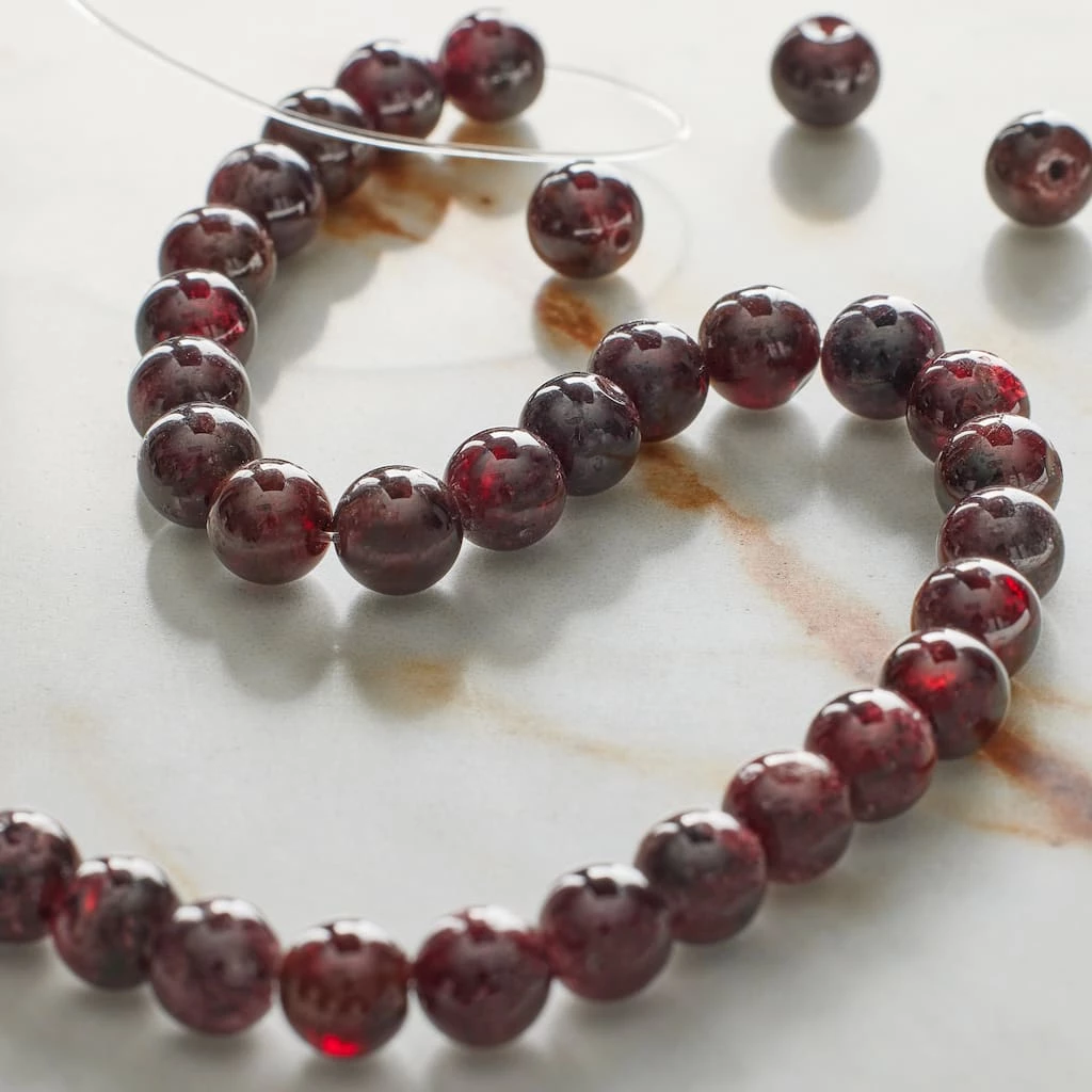 Best Pirce โจ Flash Sale ๐ Bead Gallery® Round Garnet Beads, 6mm ๐ ๐ 5 Best Pirce โจ Flash Sale ๐ Bead Gallery® Round Garnet Beads, 6mm ๐ ๐ - Image 3