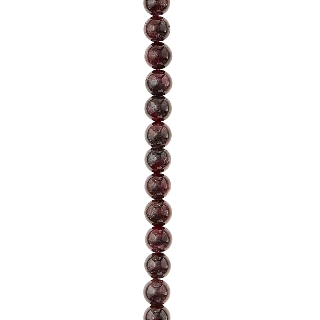 Best Pirce โจ Flash Sale ๐ Bead Gallery® Round Garnet Beads, 6mm ๐ ๐ 3 Best Pirce โจ Flash Sale ๐ Bead Gallery® Round Garnet Beads, 6mm ๐ ๐