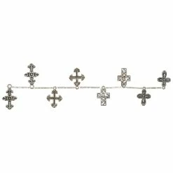 Cheap 😀 Best reviews of 🌟 Bead Gallery® Silver Plated Cross Charm Mix 💯 🎁 -Bead Gallery Shop 10121142 30