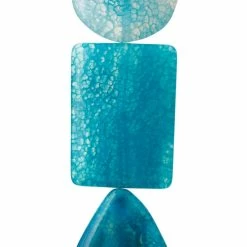 Best deal ๐งจ Best deal โค๏ธ Bead Gallery® Aqua Dyed Fire Agate Beads, 45mm ๐ ๐