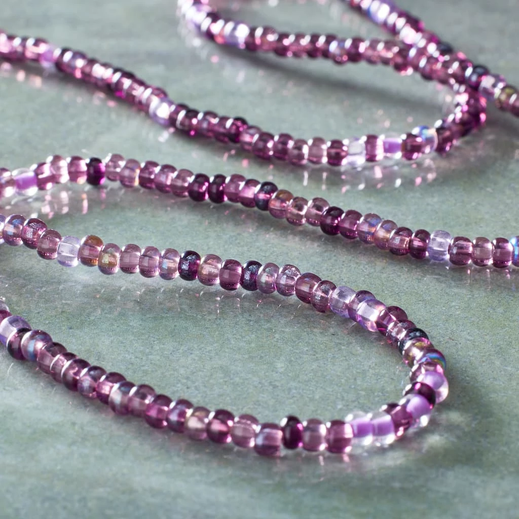 Cheap ๐ Budget ๐ Bead Gallery® Amethyst Czech Glass Mixed Beads, 6/0 ๐ โ๏ธ 5 Cheap ๐ Budget ๐ Bead Gallery® Amethyst Czech Glass Mixed Beads, 6/0 ๐ โ๏ธ - Image 3