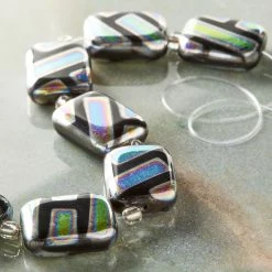 New 🛒 New 😀 Bead Gallery® Multicolor Luster Czech Glass Rectangle Beads, 14mm 👏 🔥 -Bead Gallery Shop 10149822 20