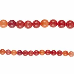 Brand new ✨ Buy 🌟 12 Pack: Bead Gallery® Ruby Mix Jade Round Beads, 8mm 👍 🤩