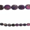 Buy 👍 Coupon 🥰 12 Pack: Bead Gallery® Amethyst Dyed Serpentine Jasper Oval Beads, 16mm ⭐ ❤️ -Bead Gallery Shop 10168560