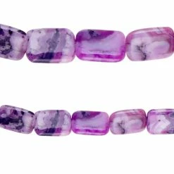 Best Pirce 🔥 Discount 🤩 12 Pack: Bead Gallery® Amethyst Ocean Rectangle Beads, 22mm 🎉 😍