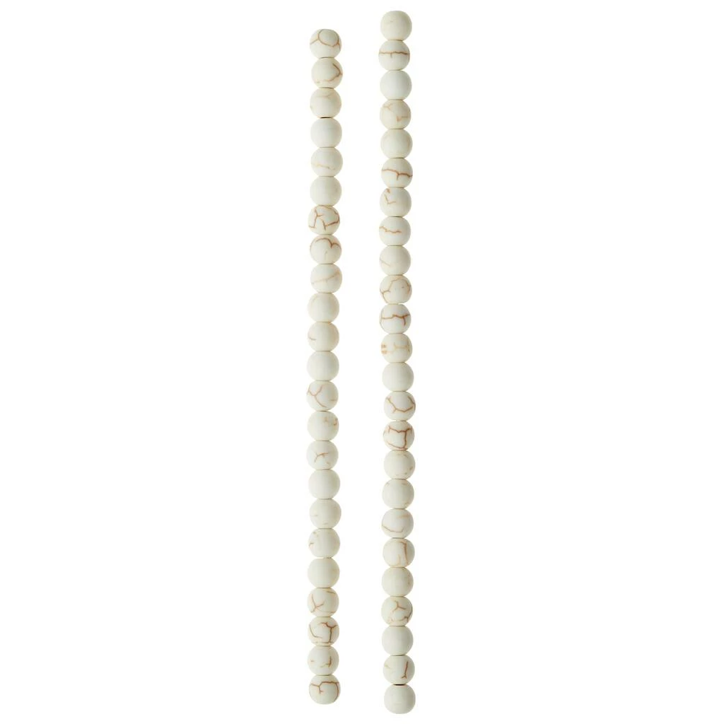 Promo ๐ Deals โญ Bead Gallery® White Crackle Dyed Howlite Round Beads, 6mm ๐ฅฐ โจ 5 Promo ๐ Deals โญ Bead Gallery® White Crackle Dyed Howlite Round Beads, 6mm ๐ฅฐ โจ - Image 3