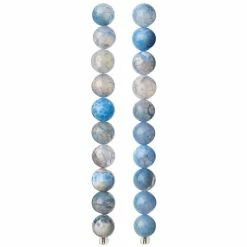 Deals ⌛ Deals 💯 Bead Gallery® Blue Crackle Agate Round Beads, 10mm 😉 🤩 -Bead Gallery Shop 10172696 30