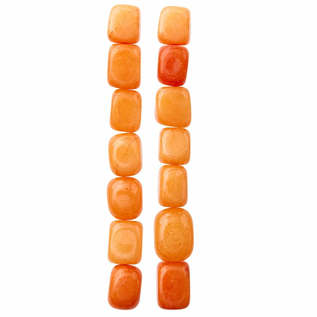 Coupon ✔️ Hot Sale 💯 Bead Gallery® Orange Jade Nugget Beads, 14mm 😉 🛒 5 Coupon ✔️ Hot Sale 💯 Bead Gallery® Orange Jade Nugget Beads, 14mm 😉 🛒 - Image 3