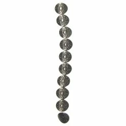 Flash Sale 🥰 Wholesale 😍 12 Pack: Bead Gallery® Antique Sterling Silver-Plated Lentil Beads, 10mm 💯 🛒 -Bead Gallery Shop 10172733 2 1