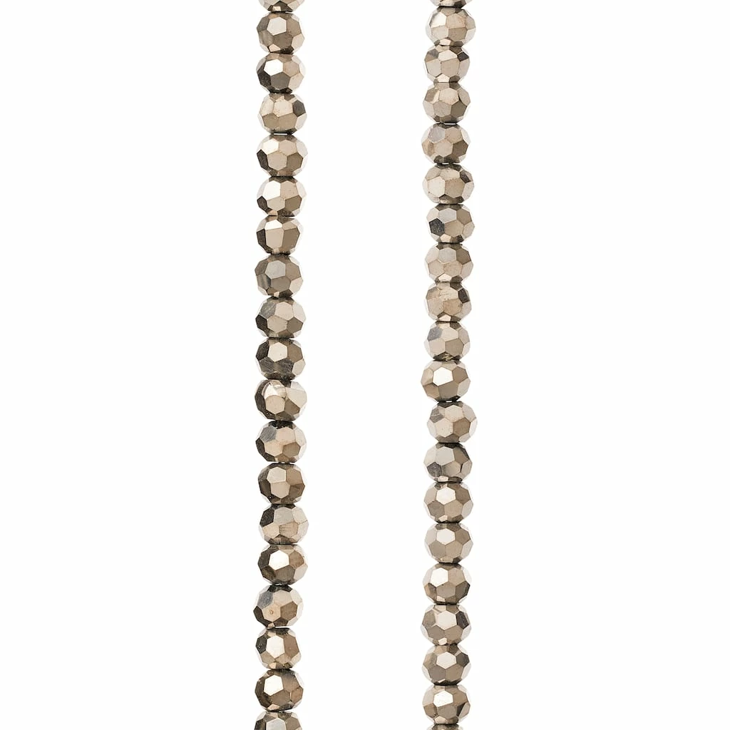 Cheap ๐ Buy โ๏ธ Bead Gallery® Silver Faceted Glass Beads, 3mm โจ ๐ฅ 3 Cheap ๐ Buy โ๏ธ Bead Gallery® Silver Faceted Glass Beads, 3mm โจ ๐ฅ