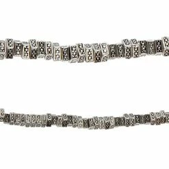 Outlet 😉 Flash Sale 😀 Bead Gallery® Sterling Silver Plated Square Rondelle Beads, 5mm 😍 🧨