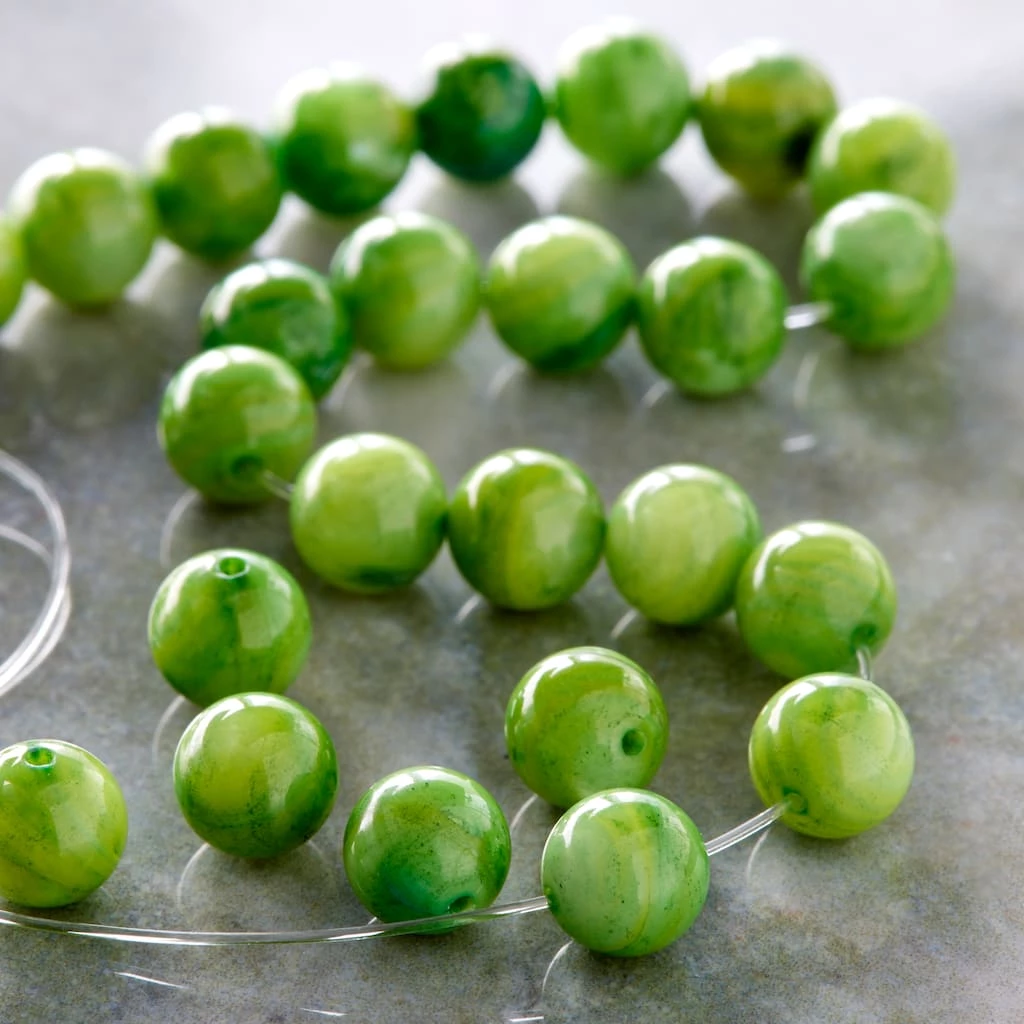 Cheap 🔔 Flash Sale 🔔 Bead Gallery® Green Shell Round Beads, 8mm 👍 😀 4 Cheap 🔔 Flash Sale 🔔 Bead Gallery® Green Shell Round Beads, 8mm 👍 😀 - Image 2