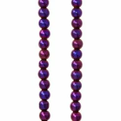 Best Pirce โ Promo ๐คฉ Bead Gallery® Amethyst Iridescent Glass Round Beads, 6mm ๐ ๐