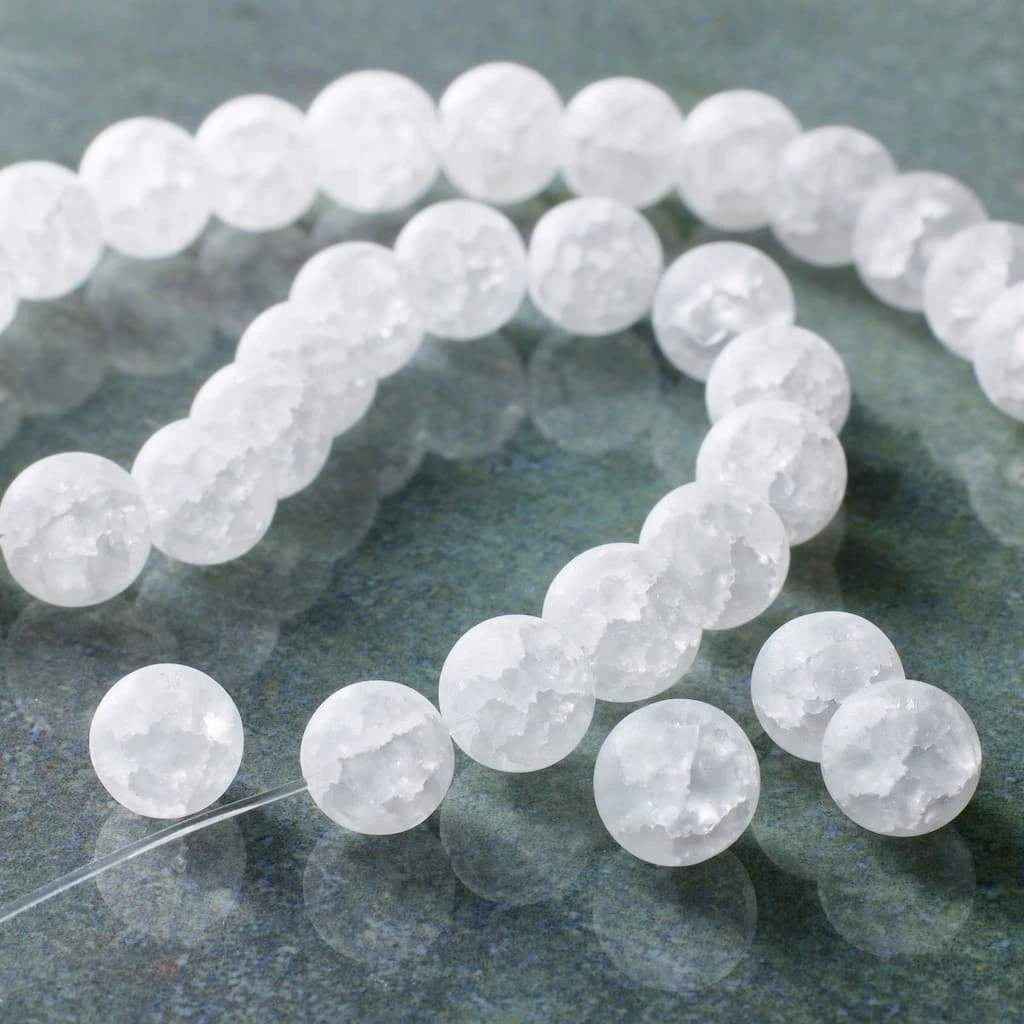 Buy ๐ Cheapest ๐ฏ Bead Gallery® Matte Quartz Round Beads, 6mm ๐ โจ 4 Buy ๐ Cheapest ๐ฏ Bead Gallery® Matte Quartz Round Beads, 6mm ๐ โจ - Image 2