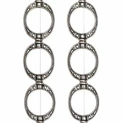 Top 10 ❤️ Top 10 😍 Bead Gallery® Antique Silver Carved Frame Beads, 20mm 🔥 🎉