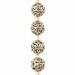 Best reviews of ❤️ Discount ✨ Bead Gallery® Silver-Plated Round Filigree Beads, 10mm 👏 🧨