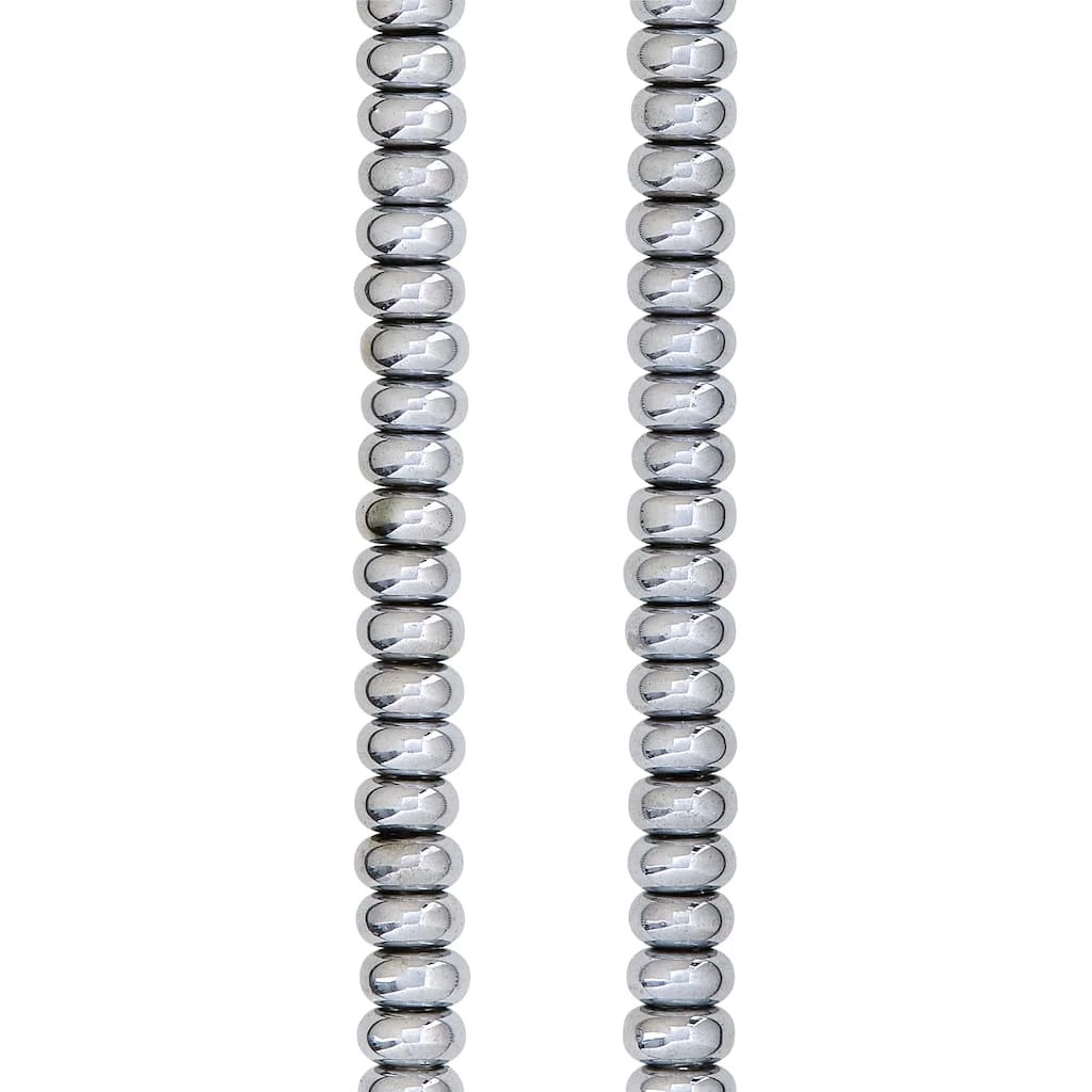 Best Pirce ๐ฏ Cheap ๐ฅ Bead Gallery® Silver Glass Rondelle Beads, 6mm ๐ ๐ 3 Best Pirce ๐ฏ Cheap ๐ฅ Bead Gallery® Silver Glass Rondelle Beads, 6mm ๐ ๐