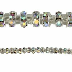 Best deal ๐ Hot Sale ๐ฅ Bead Gallery® Metal Rhinestone Rondelle Beads, 6mm ๐ โ๏ธ