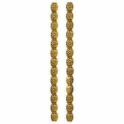 New 🔥 Best deal 🧨 Bead Gallery® Gold Carved Flower Tube Beads, 10mm ❤️ ⭐ -Bead Gallery Shop 10242633 30