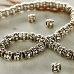 Deals ❤️ Deals 🥰 Bead Gallery® Antique Silver Carved Rondelle Beads 🧨 🔥 -Bead Gallery Shop 10242645 20