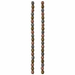 Budget 🎉 Cheapest 😉 Bead Gallery® Metallic Metal Carved Flower Beads, 6mm 🧨 ⭐ -Bead Gallery Shop 10242650 30