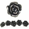 Coupon 🧨 Brand new 💯 Bead Gallery® Silver CCB Rose Beads, 30mm 🌟 😀 -Bead Gallery Shop 10261385