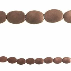 Best Sale ✔️ Best Pirce 🎉 12 Pack: Bead Gallery® Copper-Plated Metal Oval Beads, 18mm 🔥 🧨