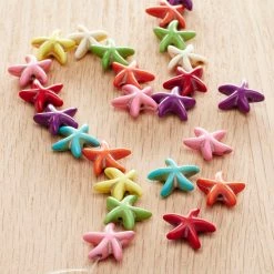 Hot Sale 🔥 Buy ⌛ Bead Gallery® Multicolor Howlite Starfish Beads, 14mm 😉 😍 -Bead Gallery Shop 10264568 20