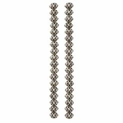 Promo 😉 Coupon 💯 Bead Gallery® Silver Plated Bumpy Metal Beads, 6mm 🎉 👏 -Bead Gallery Shop 10265230 30