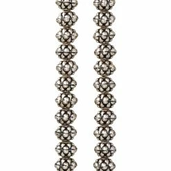 Promo 😉 Coupon 💯 Bead Gallery® Silver Plated Bumpy Metal Beads, 6mm 🎉 👏