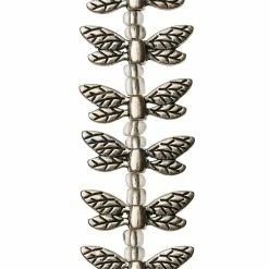Best deal 🎉 Promo 🎁 Bead Gallery® Silver Plated Metal Wing Beads, 22mm ⭐ 🛒