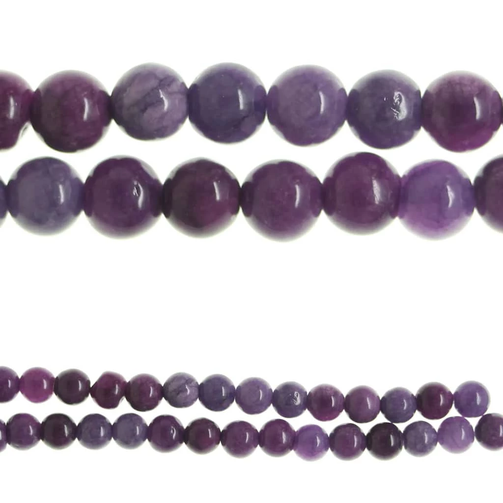 Outlet ๐ฅฐ Promo ๐ 12 Pack: Bead Gallery® Purple Dyed Quartzite Round Beads, 8mm ๐ โ๏ธ 3 Outlet ๐ฅฐ Promo ๐ 12 Pack: Bead Gallery® Purple Dyed Quartzite Round Beads, 8mm ๐ โ๏ธ