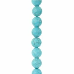 Coupon ๐ Best Sale ๐ Bead Gallery® Turquoise Dyed Howlite Round Beads, 12mm ๐ ๐คฉ