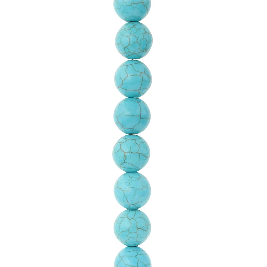 Coupon ๐ Best Sale ๐ Bead Gallery® Turquoise Dyed Howlite Round Beads, 12mm ๐ ๐คฉ 3 Coupon ๐ Best Sale ๐ Bead Gallery® Turquoise Dyed Howlite Round Beads, 12mm ๐ ๐คฉ