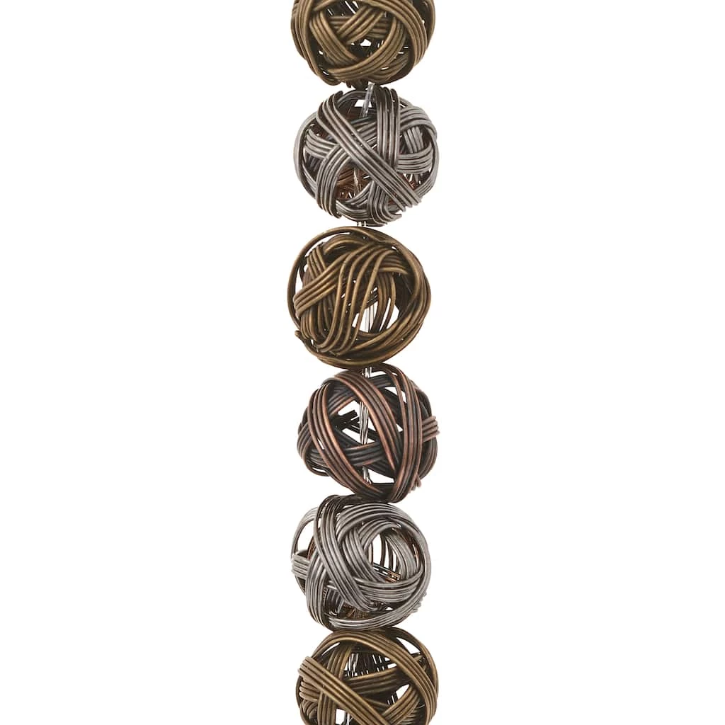 Discount ๐ New ๐ Bead Gallery® Multicolor Wire Ball Metal Beads, 15mm ๐ ๐ 3 Discount ๐ New ๐ Bead Gallery® Multicolor Wire Ball Metal Beads, 15mm ๐ ๐