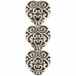 Cheapest 😀 Best deal 🔥 Bead Gallery® Silver Plated Filigree Heart Beads, 12mm ✔️ 🧨
