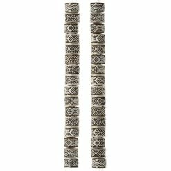 Budget 😍 Buy 🌟 Bead Gallery® Silver Plated Carved Rondelle Beads, 8mm ✔️ ⌛ -Bead Gallery Shop 10265364 30