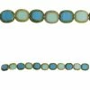 Brand new 👏 Deals ⌛ 12 Pack: Bead Gallery® Turquoise Mix Czech Glass Lentil Beads, 14mm 🔥 ✔️ -Bead Gallery Shop 10288472