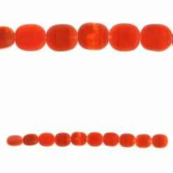 Brand new 🤩 Best deal 🎉 12 Pack: Bead Gallery® Orange Czech Glass Lentil Beads, 14mm 🔔 🧨