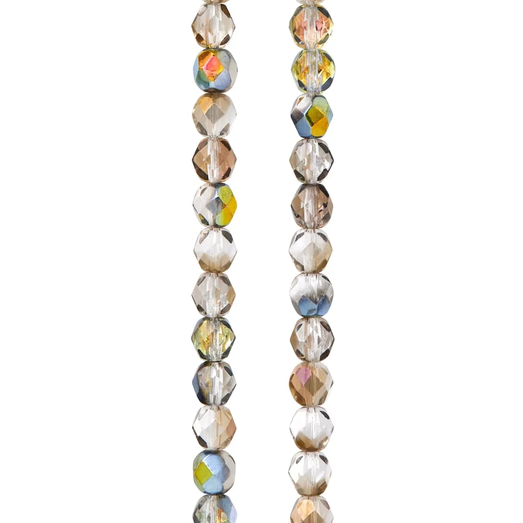 Cheap ๐ Flash Sale ๐ Bead Gallery® Amber Mix Czech Glass Faceted Round Beads, 6mm ๐ ๐ 3 Cheap ๐ Flash Sale ๐ Bead Gallery® Amber Mix Czech Glass Faceted Round Beads, 6mm ๐ ๐