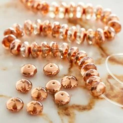 Discount ๐ Brand new ๐ Bead Gallery® Pink Czech Glass Faceted Rondel Beads, 6mm โญ ๐ 6 Discount ๐ Brand new ๐ Bead Gallery® Pink Czech Glass Faceted Rondel Beads, 6mm โญ ๐ -Bead Gallery Shop 10288506 20