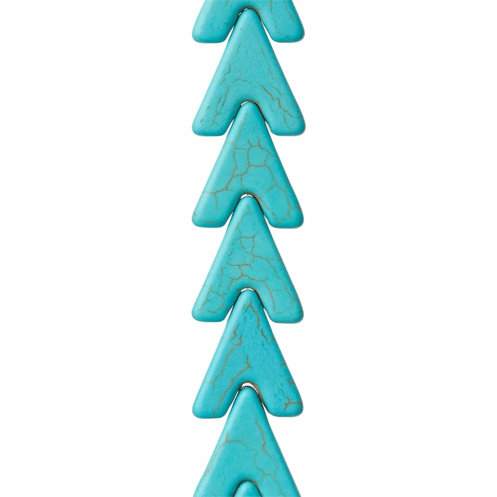Coupon ๐ Flash Sale ๐ Bead Gallery® Turquoise Howlite Stone Arrowhead Beads, 18mm ๐ ๐ 3 Coupon ๐ Flash Sale ๐ Bead Gallery® Turquoise Howlite Stone Arrowhead Beads, 18mm ๐ ๐