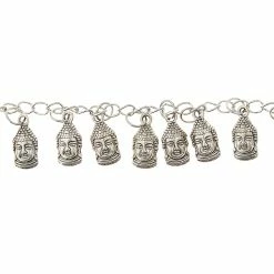 Outlet 🔥 Flash Sale 🌟 Bead Gallery® Silver Plated Metal Buddha Bead, 12mm 🔔 ⌛