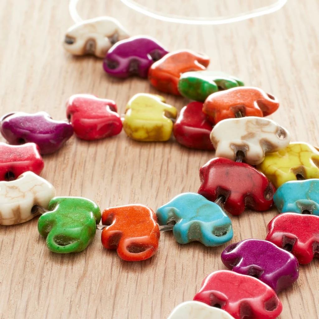 Discount π Promo β Bead Gallery® Multicolor Reconstituted Stone Elephant Beads, 15mm βοΈ π 4 Discount π Promo β Bead Gallery® Multicolor Reconstituted Stone Elephant Beads, 15mm βοΈ π - Image 2
