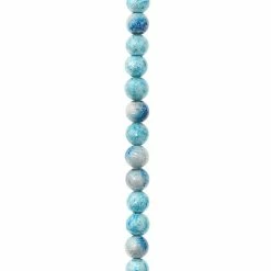 Discount 🛒 Coupon 🔥 Bead Gallery® Blue Round Painted Glass Beads, 10mm 🧨 ✔️ -Bead Gallery Shop 10290866 31