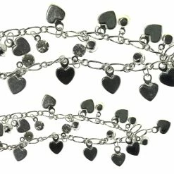 Promo ✔️ Cheapest 😀 12 Pack: Bead Gallery® Silver Small Heart Metal Chain 🥰 🎉