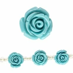 Budget ❤️ Best Sale 🥰 12 Pack: Bead Gallery® Stone Composite Flower Beads, 14mm 🤩 🛒 -Bead Gallery Shop 10320721 2